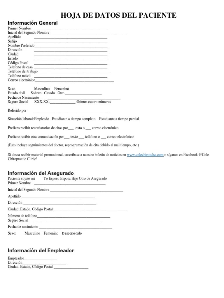 Documents in Spanish PDF