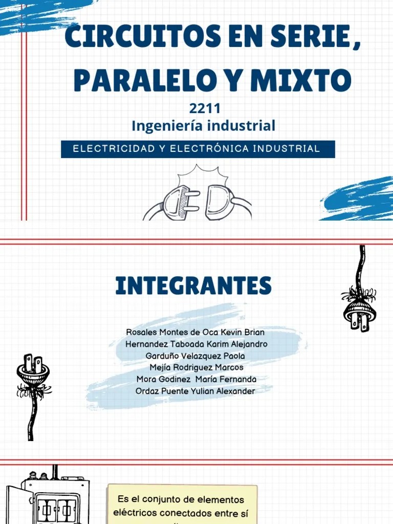 Circuitos en serie, paralelo y mixto | PDF | Corriente eléctrica | Red