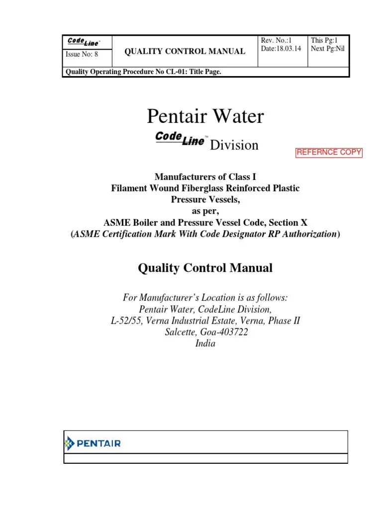 R0 ASME QC Manual PDF