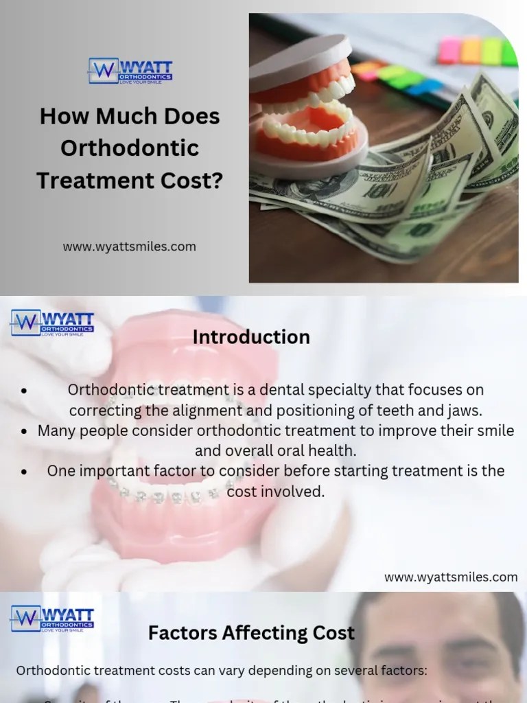 How Much Does Orthodontic Treatment Cost PDF Cost Of Living