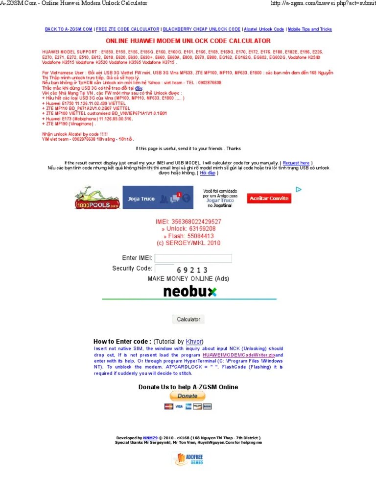 Alcatel modem unlock code calculator. Top Download Blog
