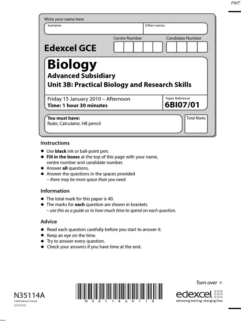 Biology Unit 3 | PDF