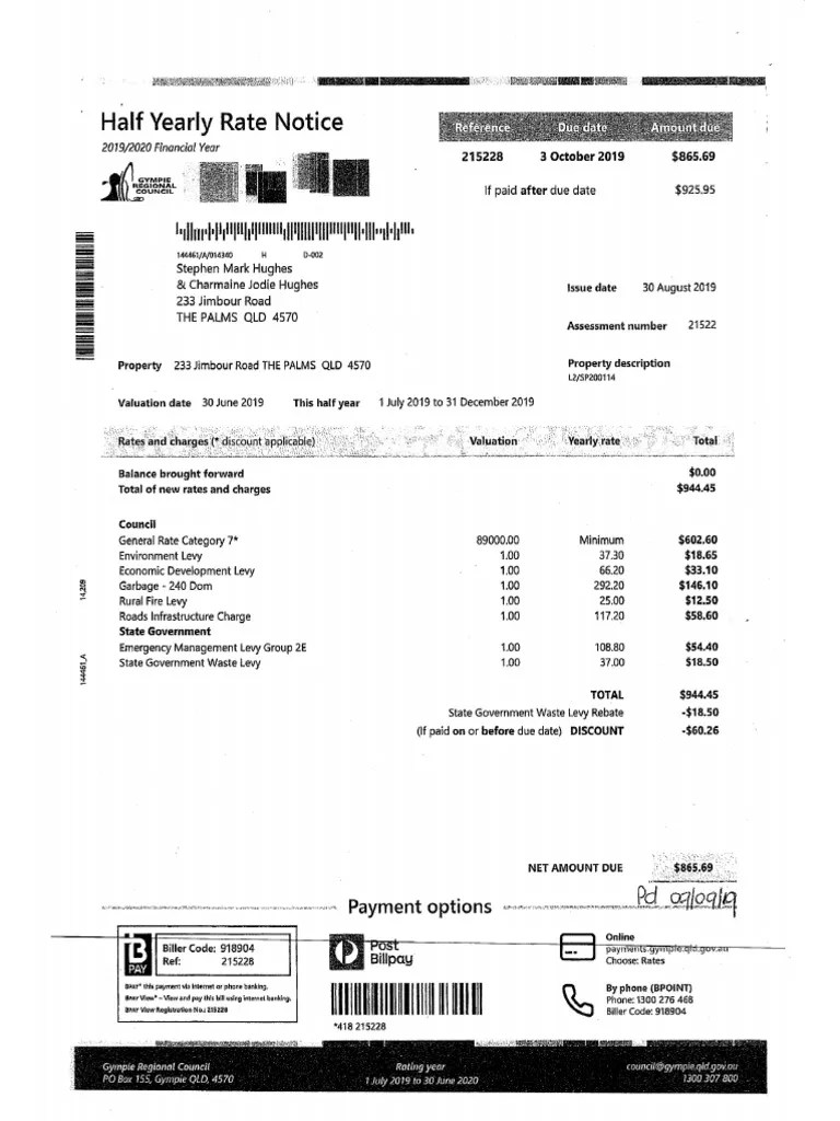 Waste Disposal Invoice PDF