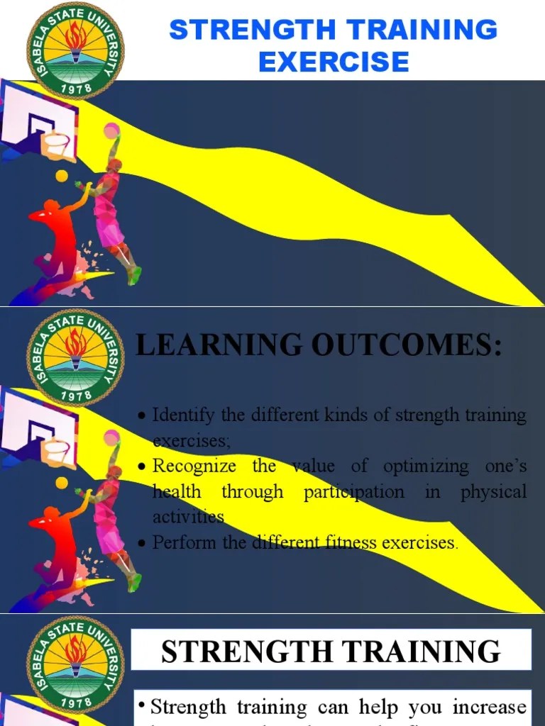 Strength Training Exercise PDF