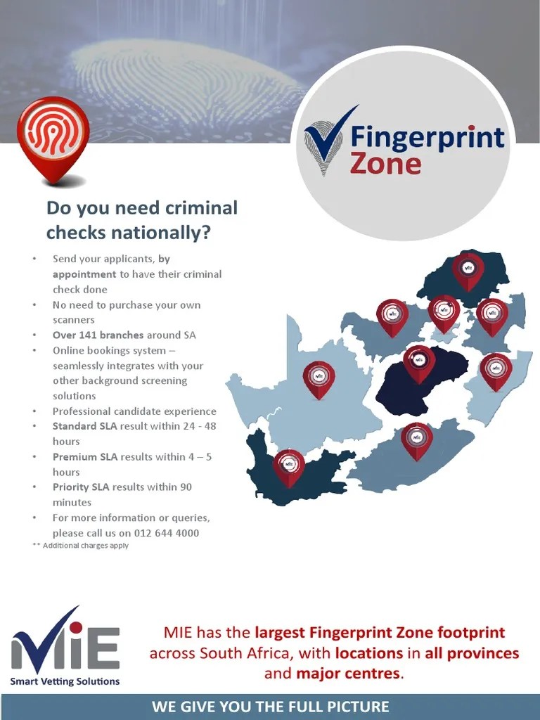Mie Fingerprintzone Locations PDF