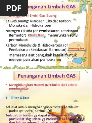 Penanganan Limbah Gas Dan B3 | PDF