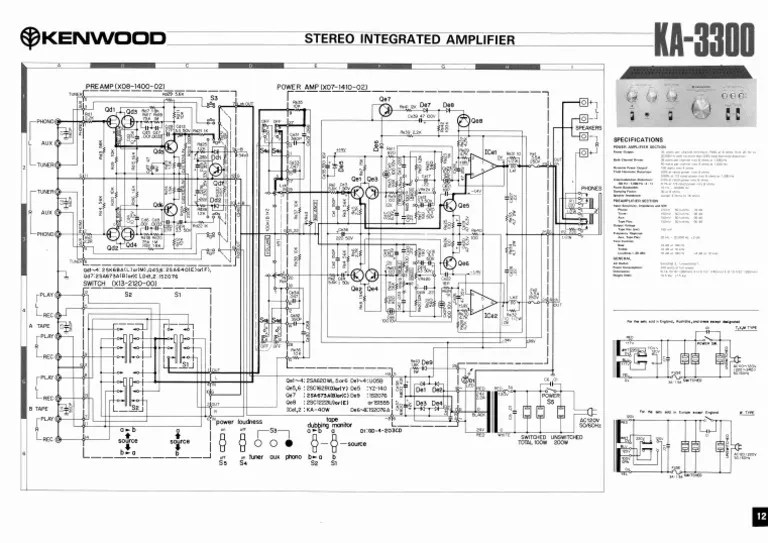 Kenwood Ka-3300 SCH | PDF