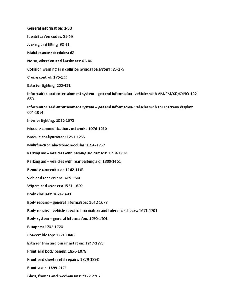 Ford Mustang Manual Summary | PDF | Manual Transmission | Automatic