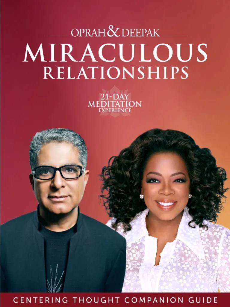 Centering Thoughts Miraculous Relationships PDF Miracle Religious