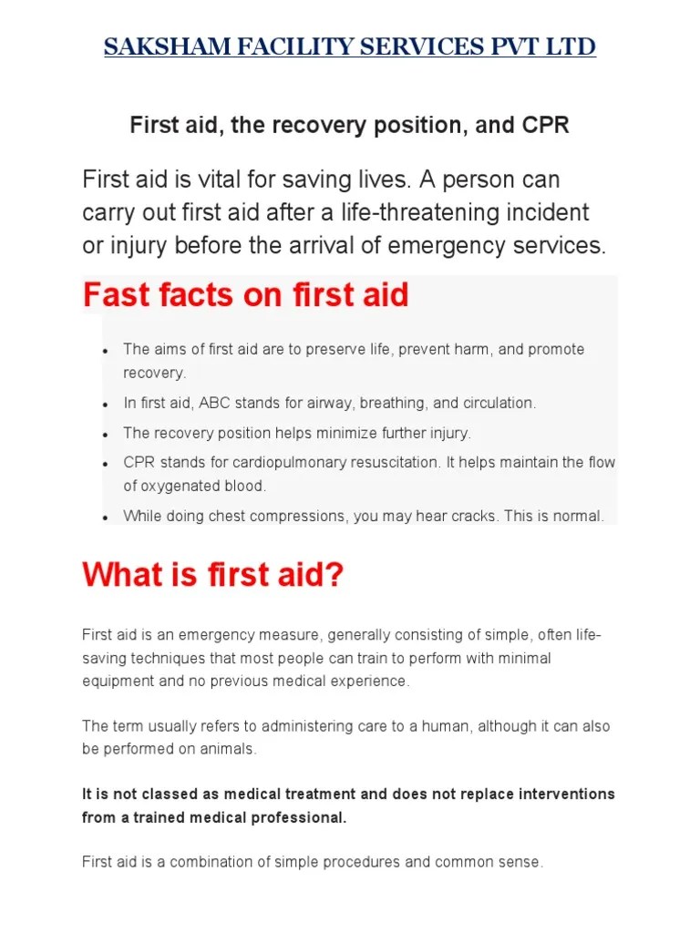 First Aid Mac Donald Download Free PDF First Aid