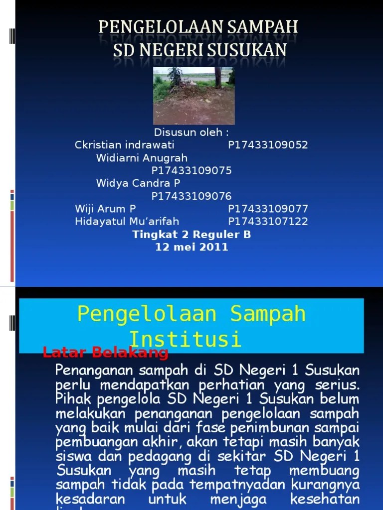 PPT Sampah