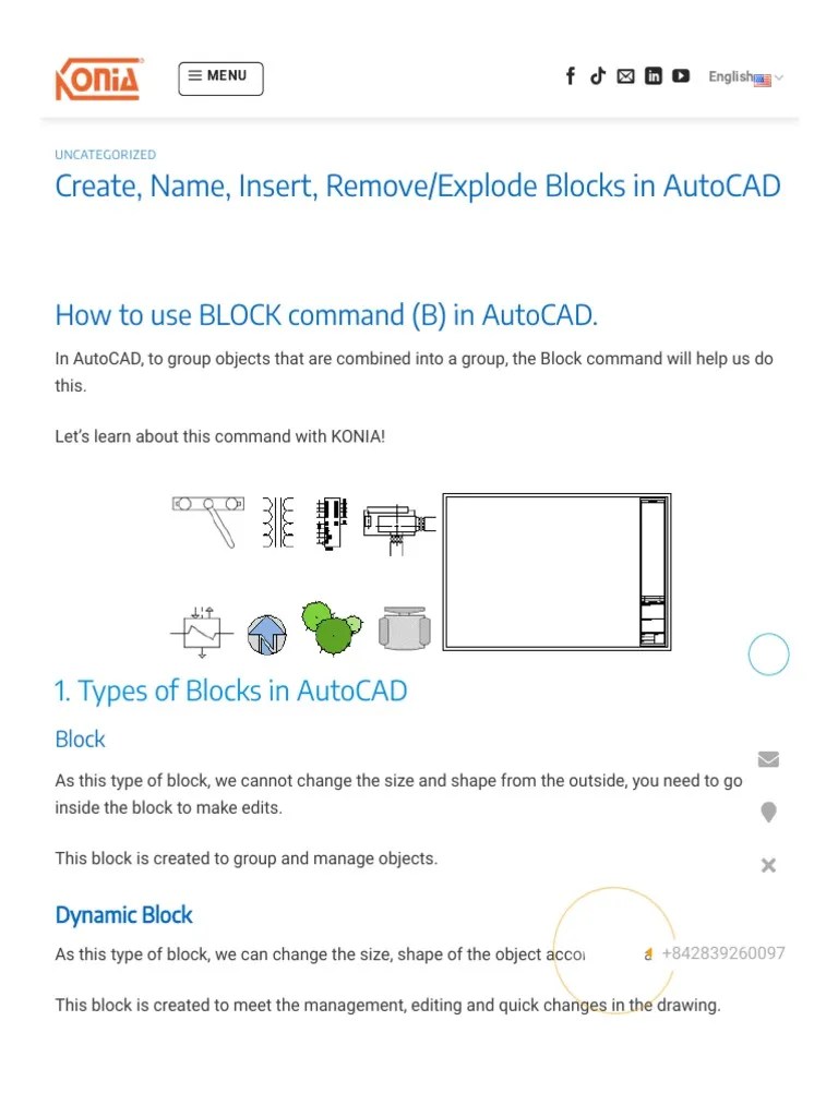 Create, Name, Insert, Remove_Explode Blocks In AutoCAD PDF