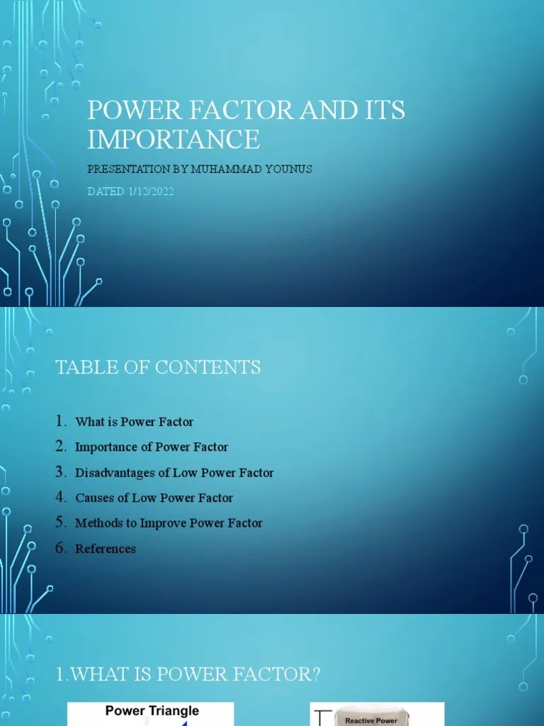 Power Factor PDF
