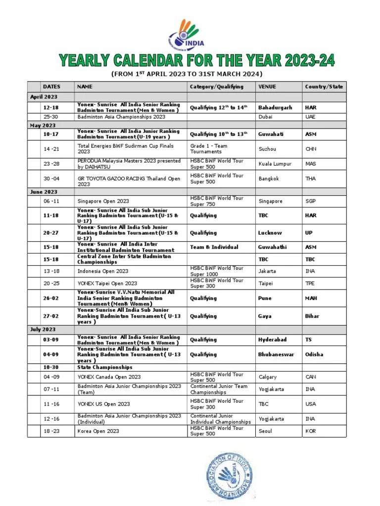 BAI Calendar 202324 PDF