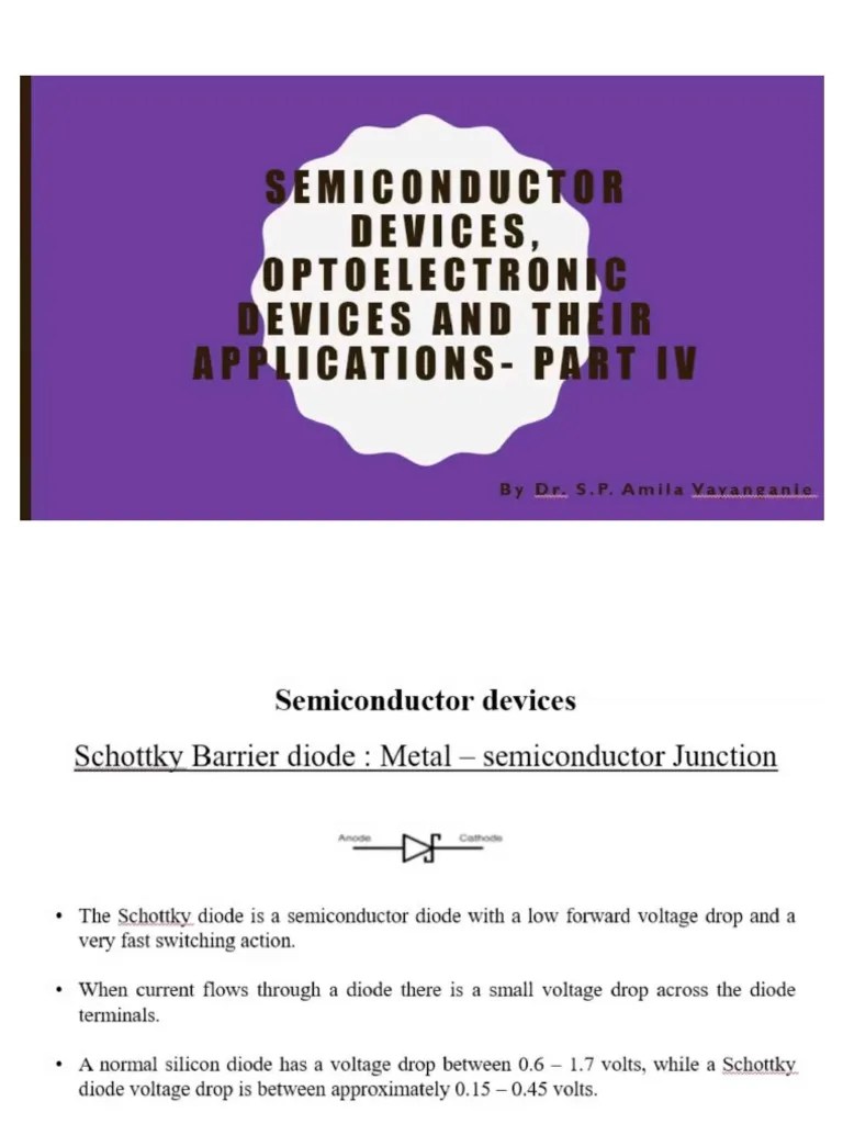 Semiconductors and opto electronics Part 4 PDF