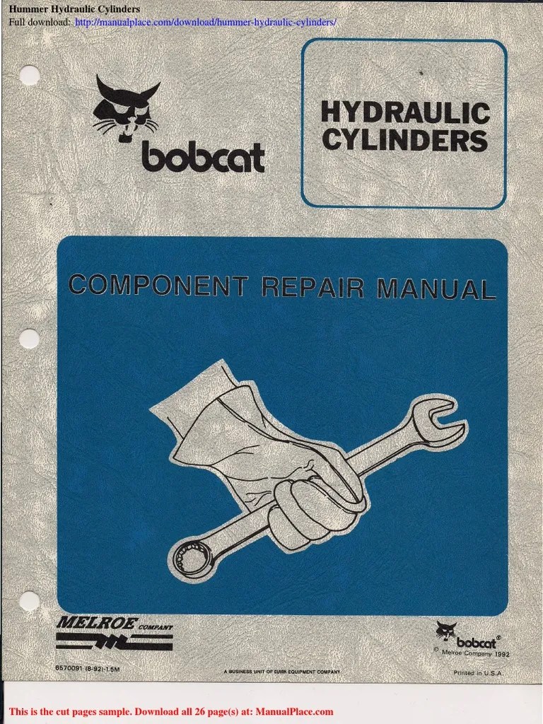 Hummer Hydraulic Cylinders PDF