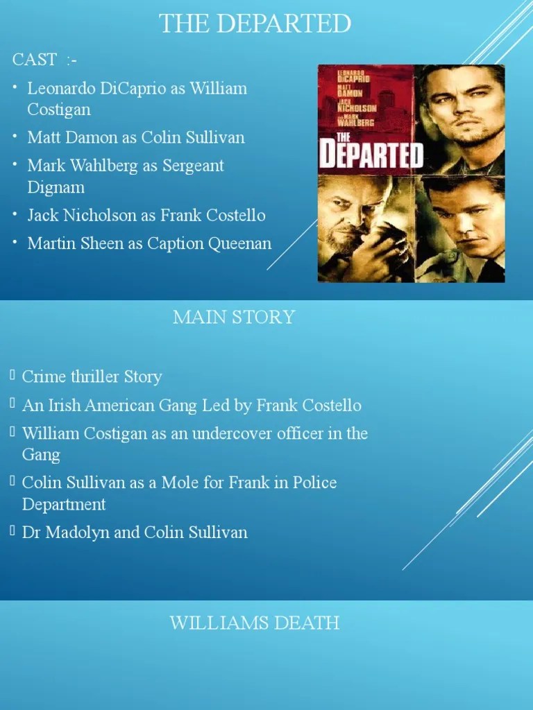 The Departed PDF