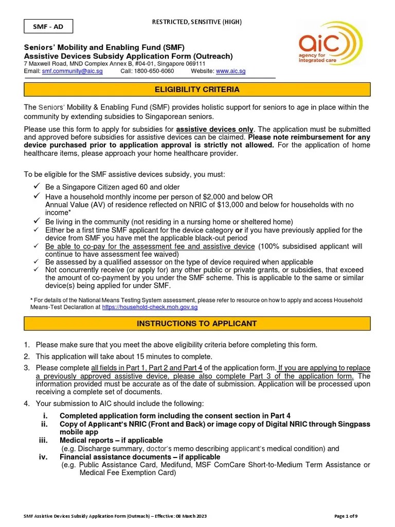 SMF AD Assistive Device Outreach PDF Indemnity Health Care