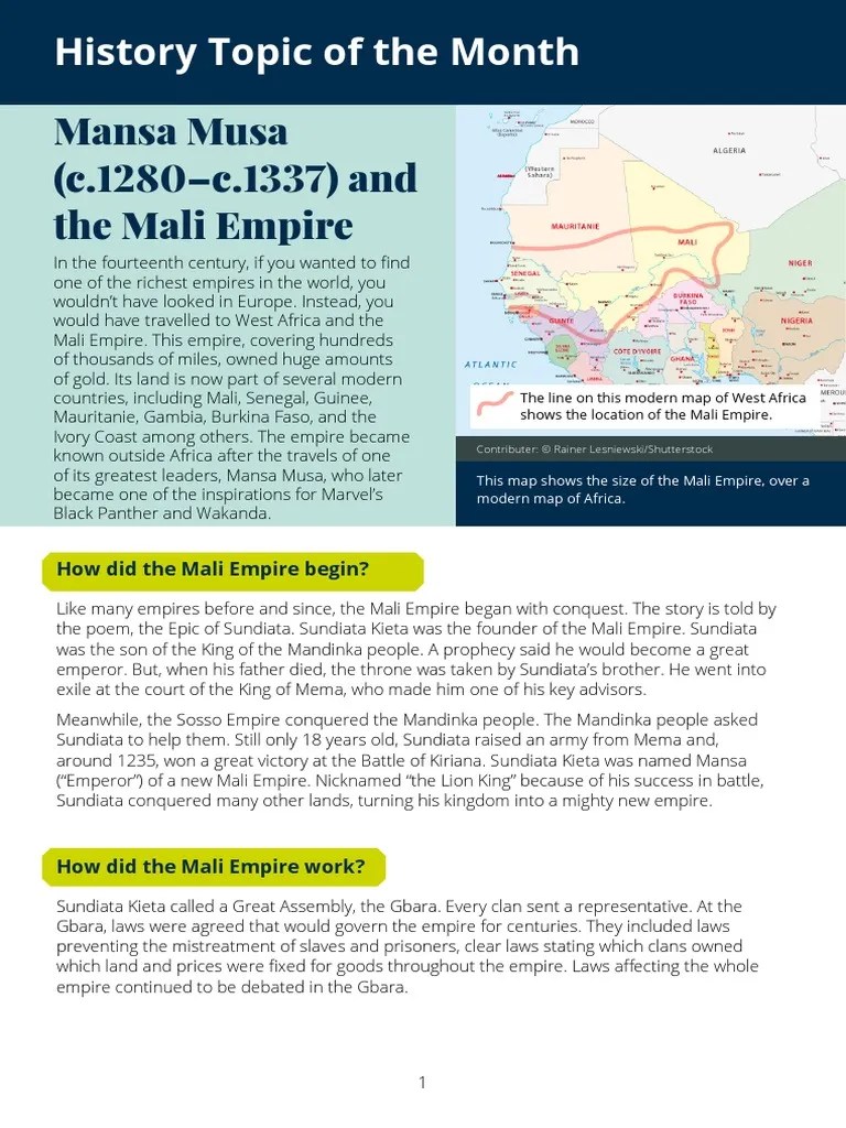 Mansa Musa PDF