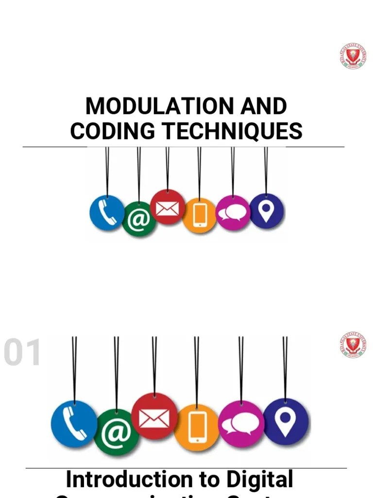 01 Modulation and Coding Techniques Introduction To Digital