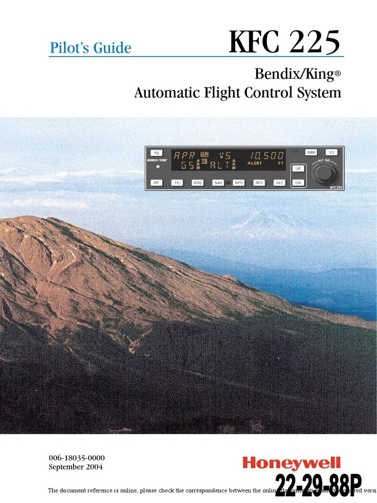 Pilot's Guide Bendix/King Automatic Flight Control System PDF