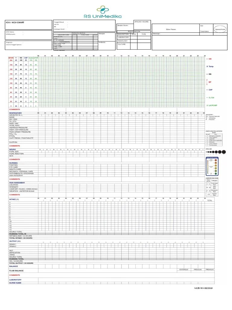 Icu Hcu Chart PDF