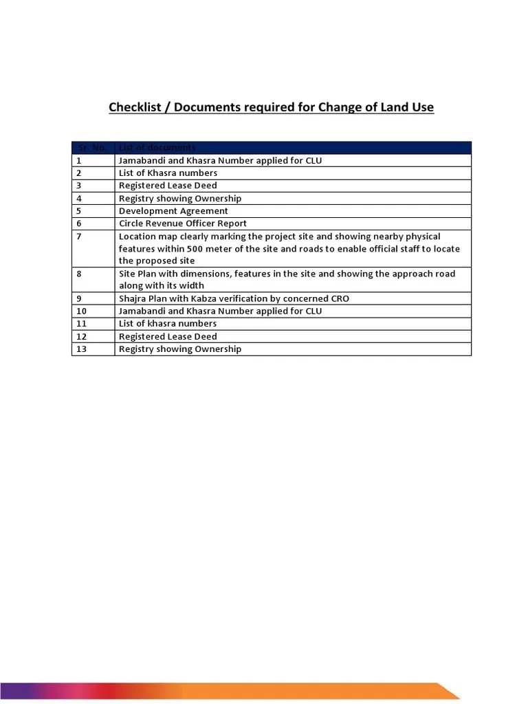 Change of Land Use 12 Rate 2023 April Online PDF
