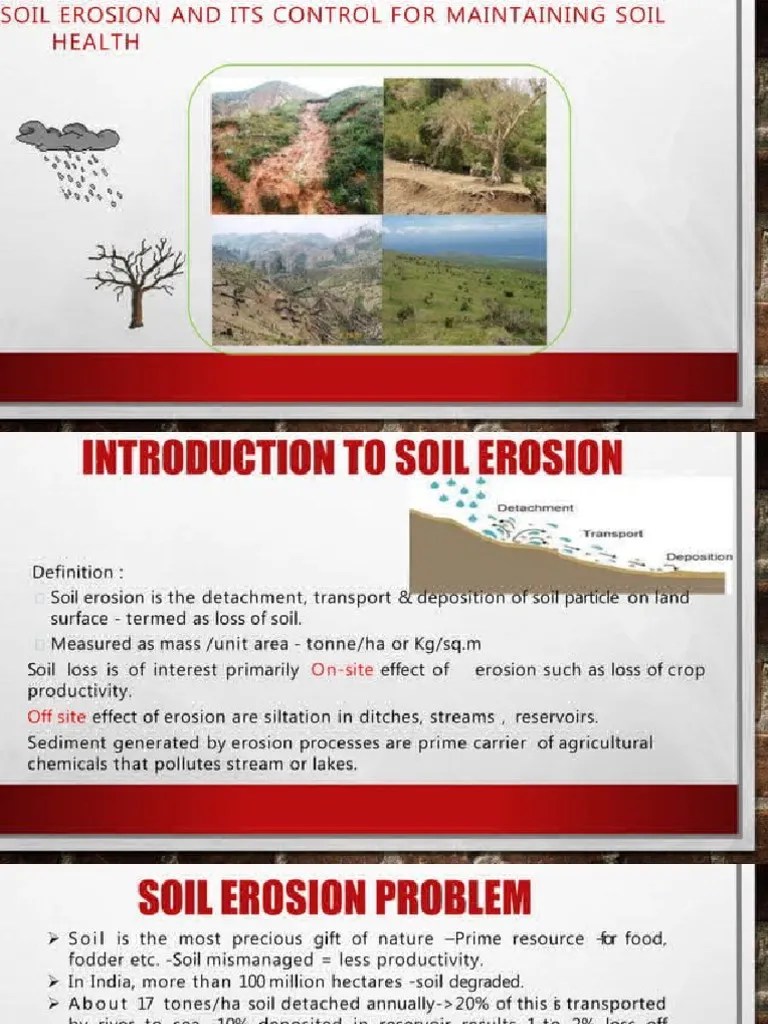 Soil Erosion PDF
