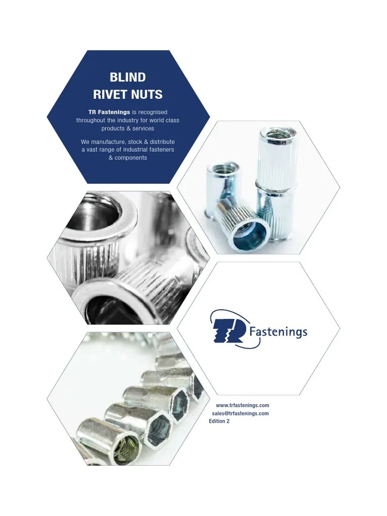 Blind Rivets & Nuts PDF Rivet Components