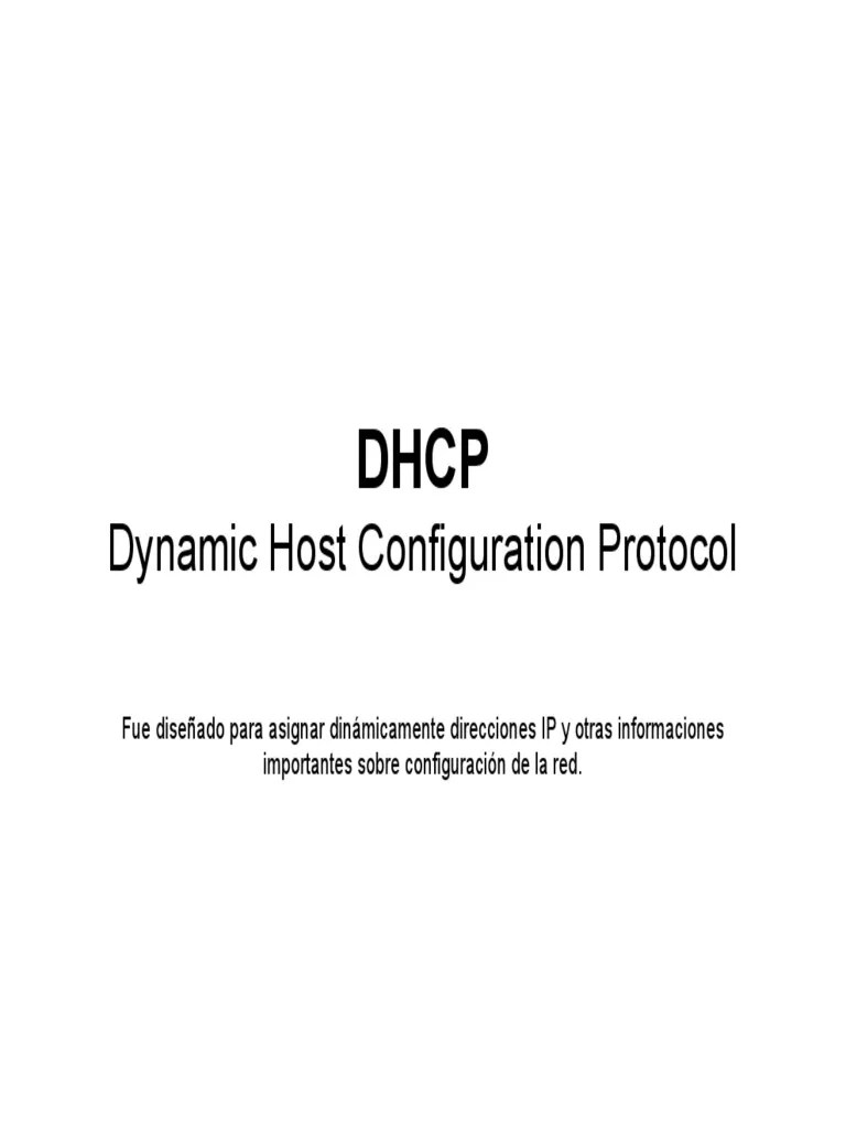 DHCP PDF