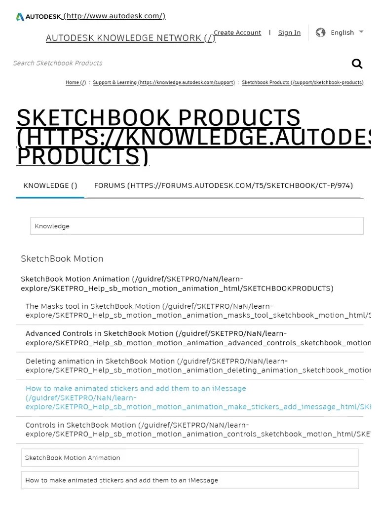 How To Make Animated Stickers and Add Them To An Imessage Sketchbook Products Autodesk