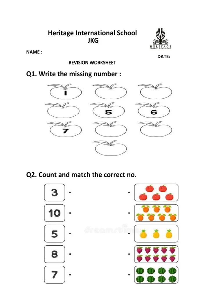 revision worksheet | PDF