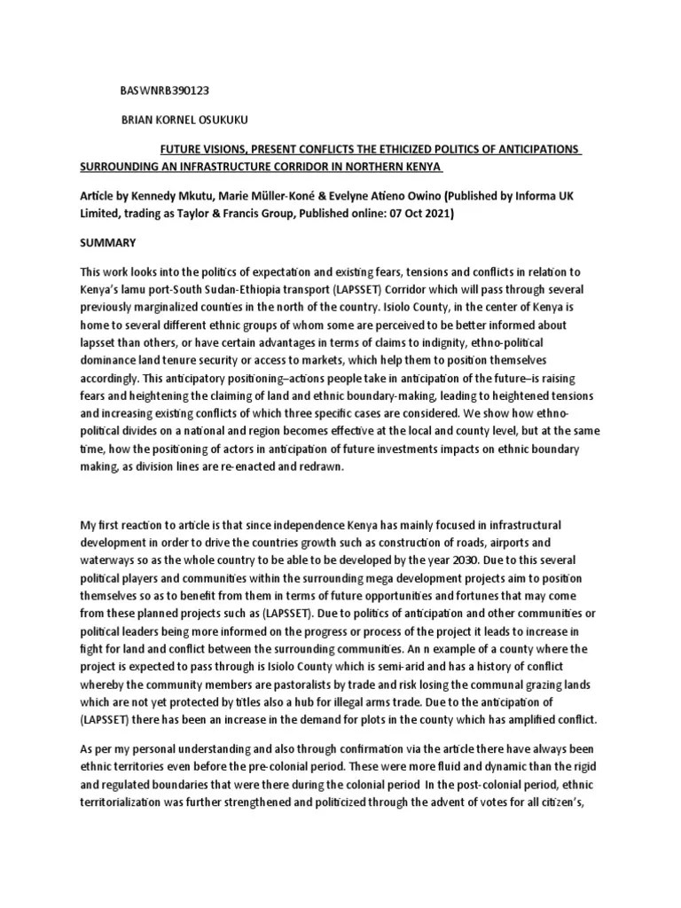 Cat 2 Interpreting An Article PDF