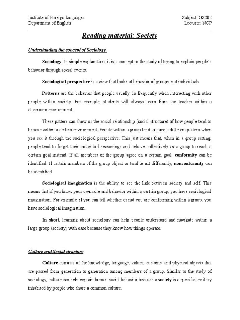 GS202 Reading Material PDF