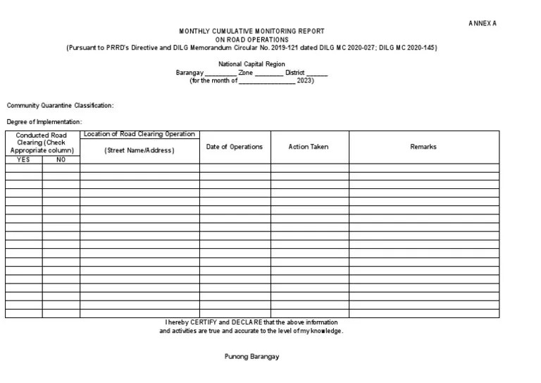 BaRCO Form Annex A PDF