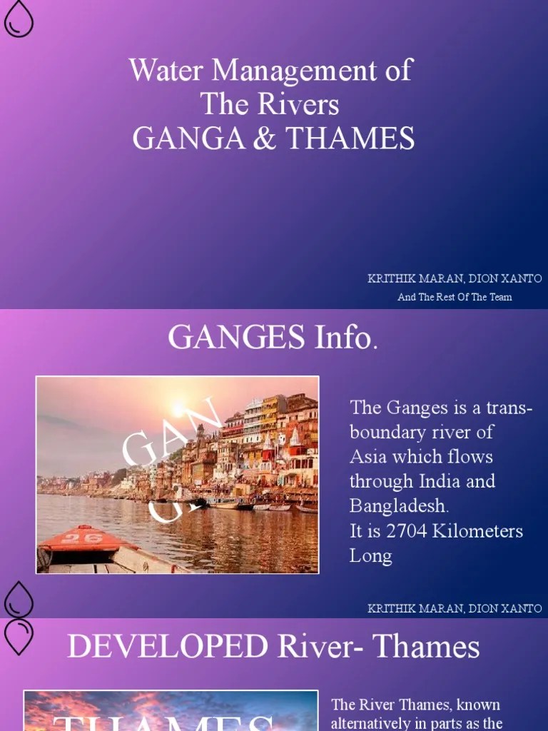 Water Management EM PDF River Thames Natural Environment