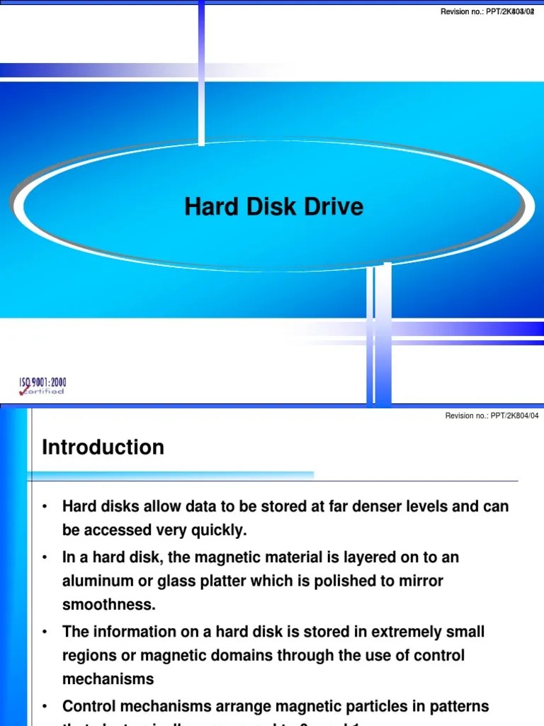 14 Hard Disk Drive PDF Hard Disk Drive File System