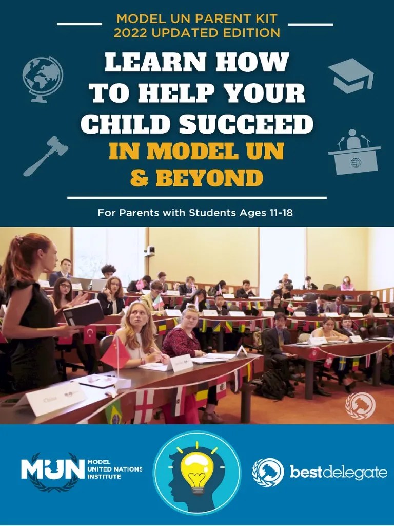 2022 Edition Parent Guide To Model United Nations Ebook PDF