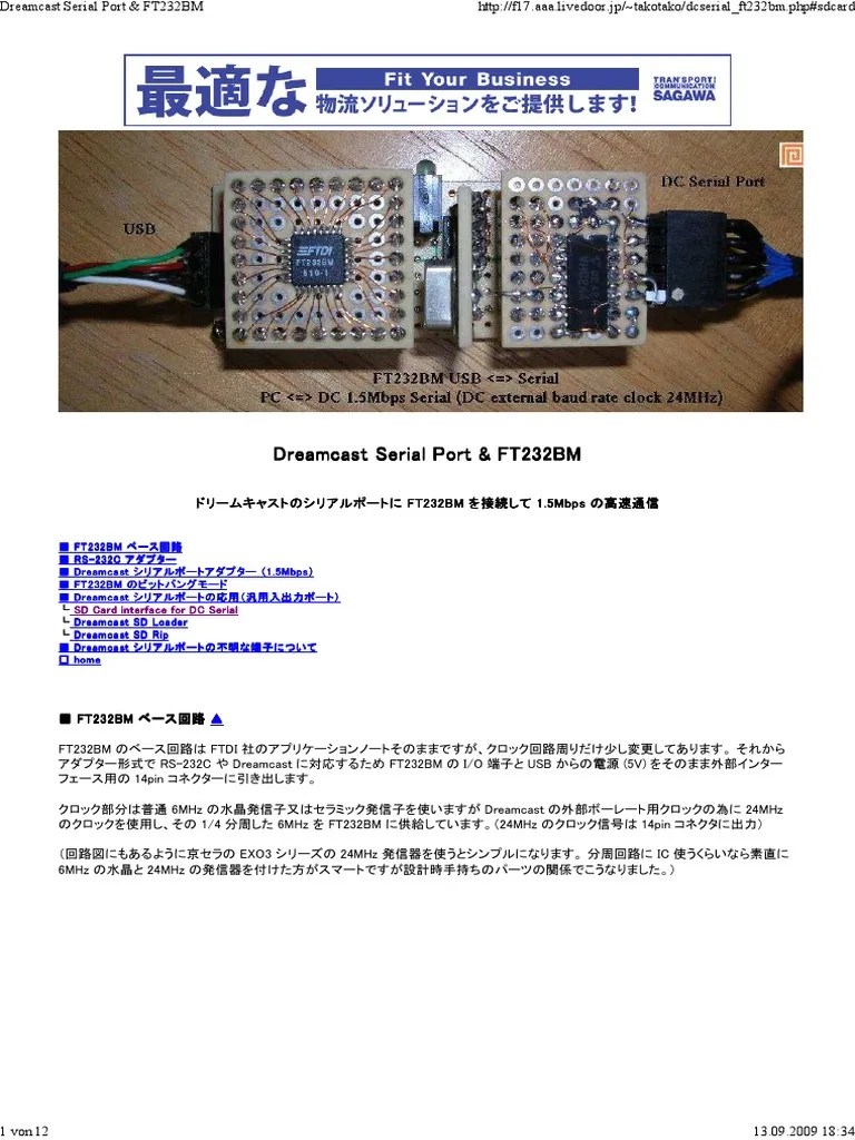 Dreamcast Serial Port & FT2 (SD Card) PDF