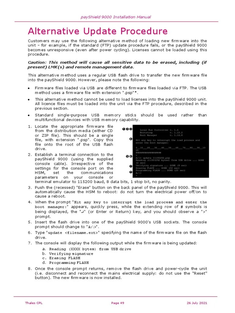 Update Procedure PDF