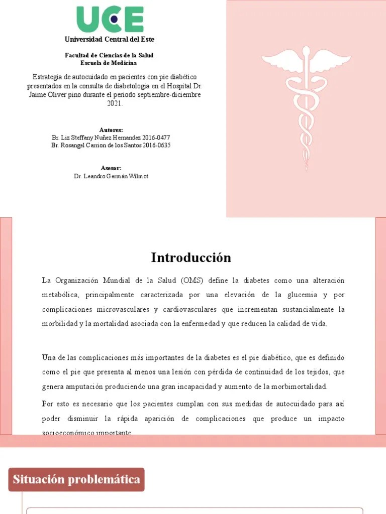 1Tesis Autocuidado Pie Diabetico 3150 PDF Diabetes Hospital