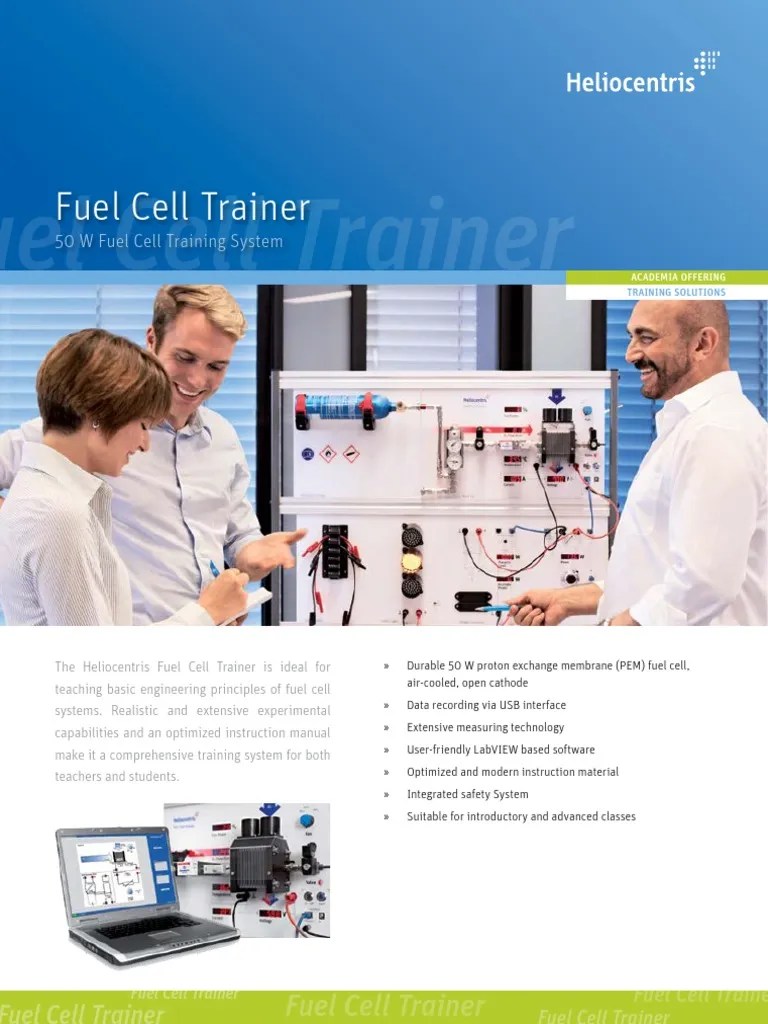 Fuel Cell Trainer PDF Fuel Cell Engineering