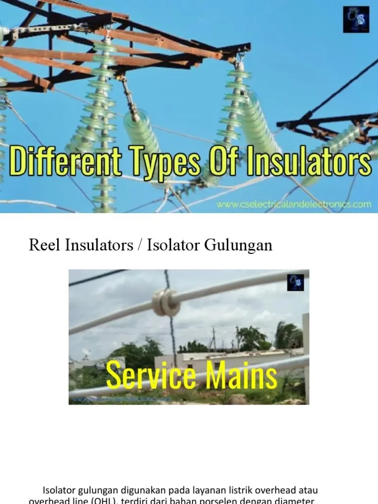 Different Types of Insulators PDF