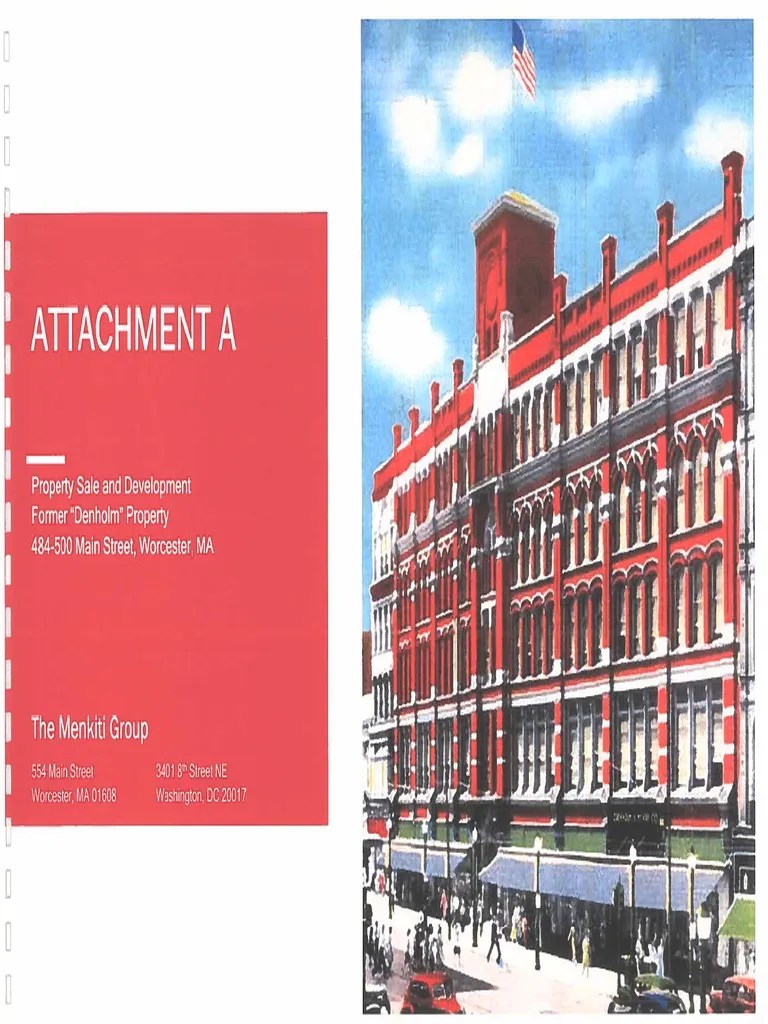 Denholm Redevelopment Worcester archBOSTON