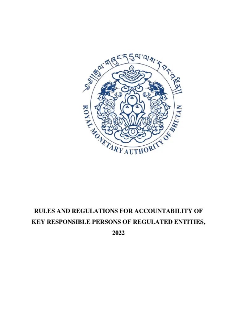 169accountibility Rules and Regulations 2022 Final Amended and