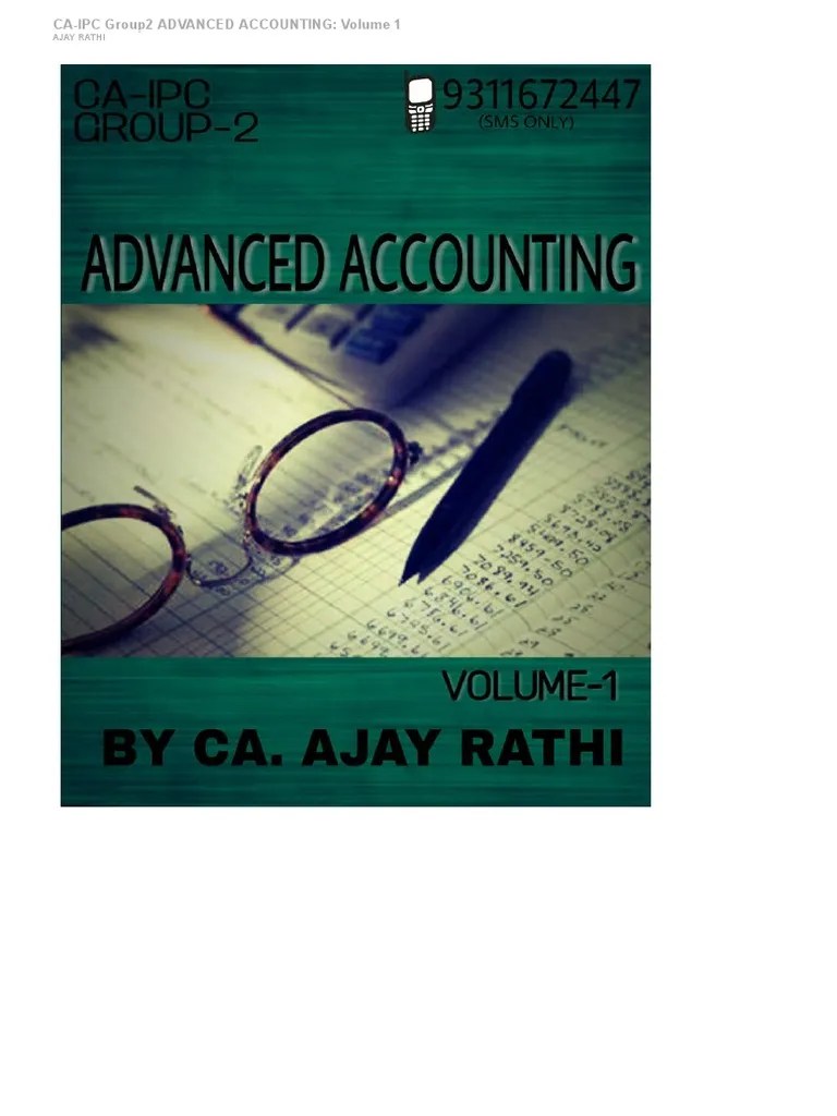 Advance Account Book by CA Ajay Rathi PDF