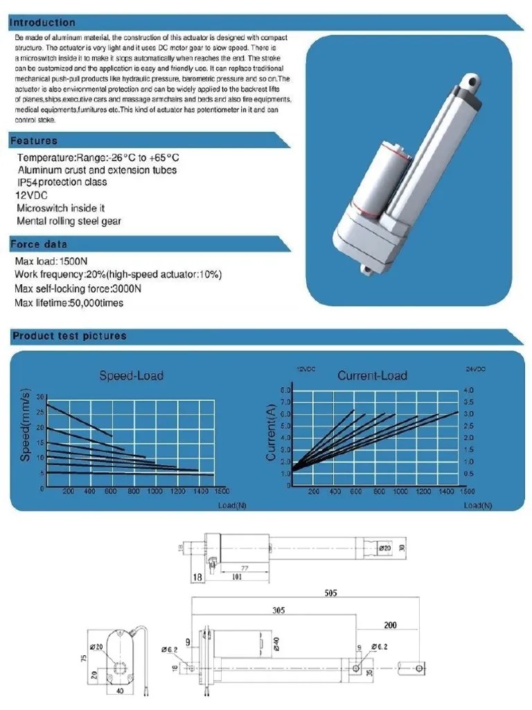 8 linear actuator PDF