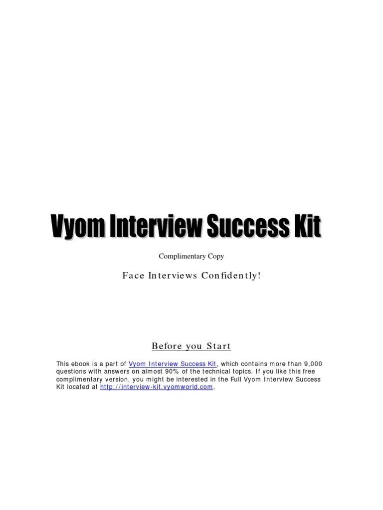 Technical Interview Questions and Answers Pointer