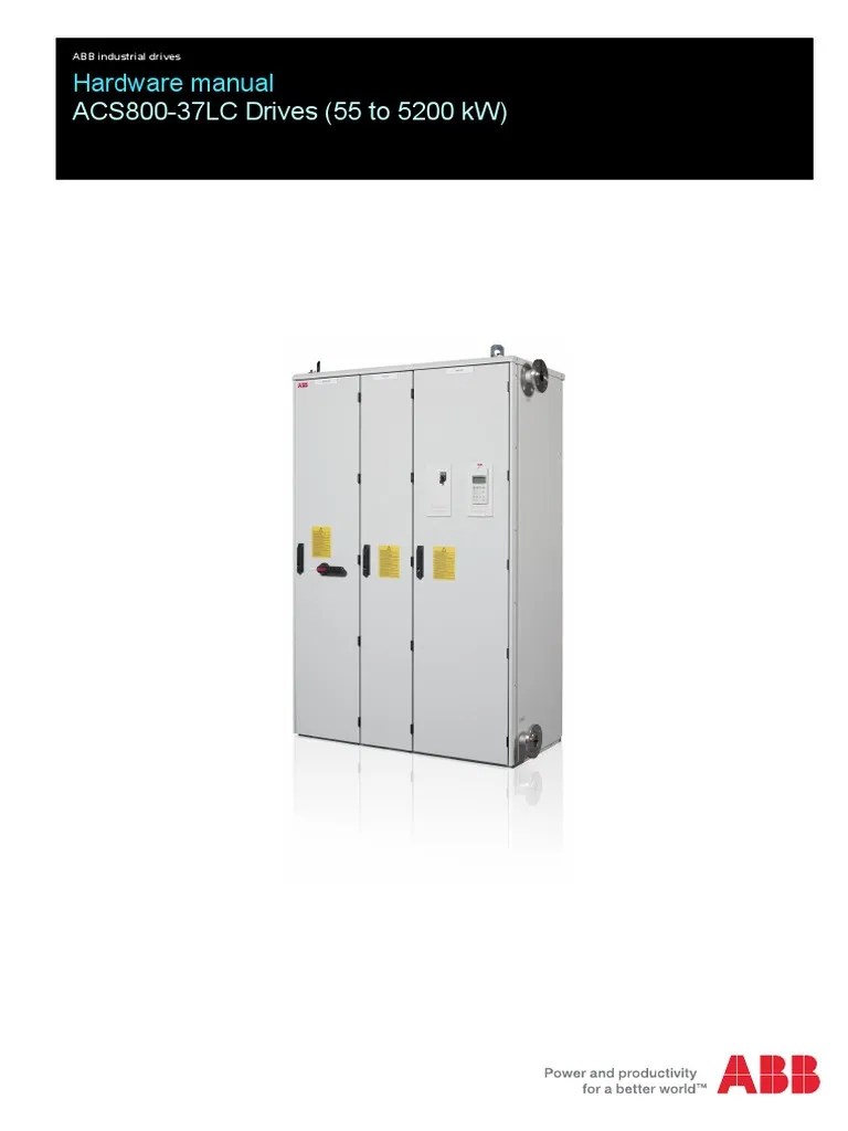 Abb Acs800 37lc VFD Hardware Manual PDF