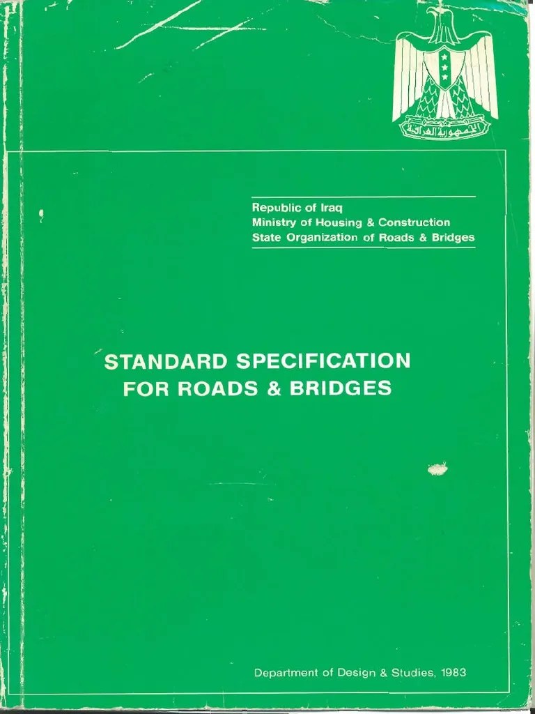 Standards and Specifications For Roads A PDF